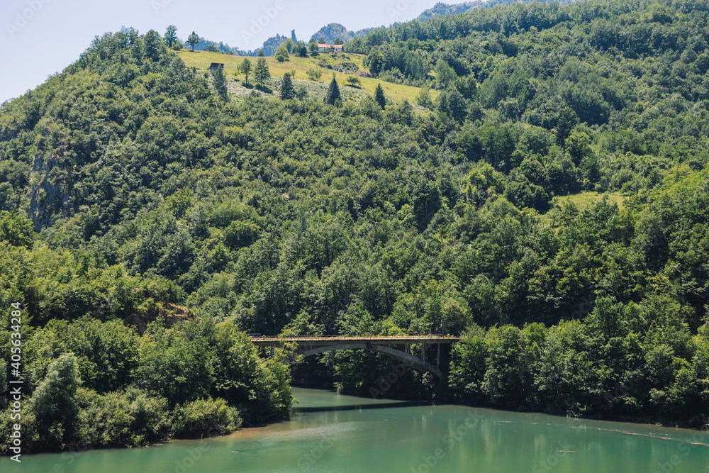 Obraz premium bridge over the river