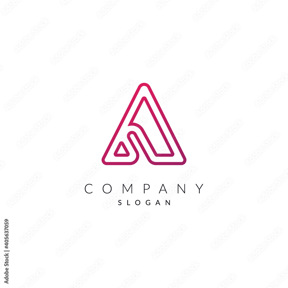 Creative and Modern A Letter logo Icon vector element Shape. Creative and Modern A Letter logo Icon vector element Shape.