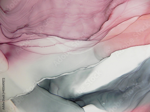 Alcohol ink modern abstract painting, modern art. Colorful abstract painting background. Abstract colorful background, wallpaper. Modern art. Paint marble texture. Closeup of the pain