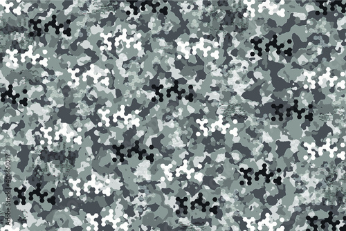 Digital Urban Camouflage, Highly sophisticated camouflage pattern to destroy visibility from digital devices, Strategy for hiding from detection and assault clearance.