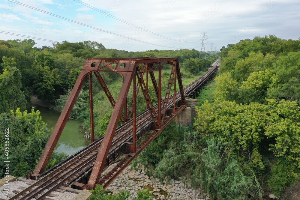 Truss Bridge on the Austin Western Railroad Truss Bridge on the Austin Western Railroad