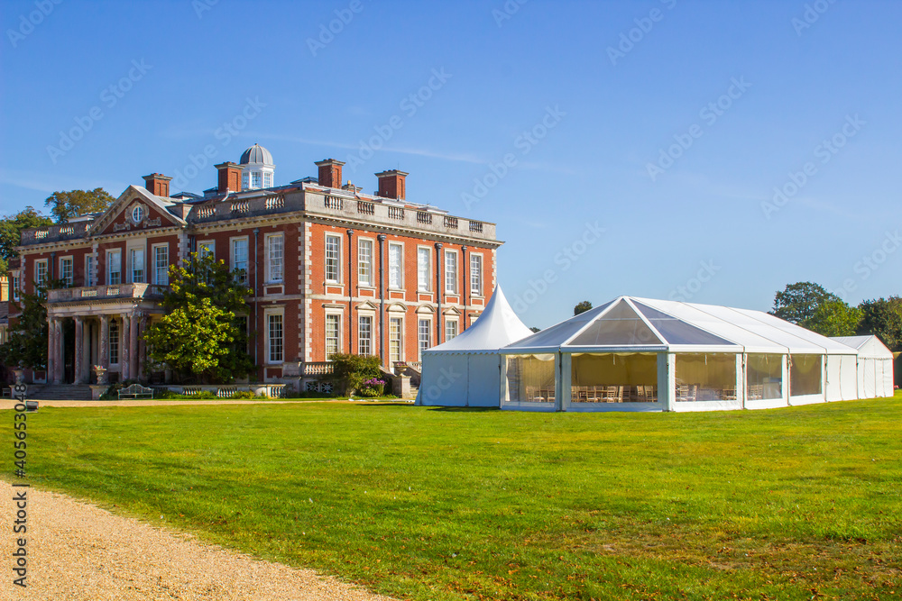 Obraz premium 20 September 2019 Stanstead House stately home and grounds in the South Downs National Park in West Sussex England