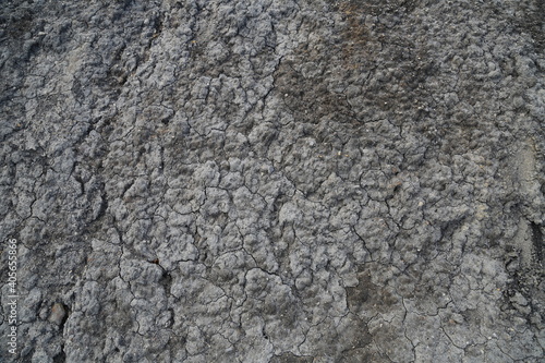 Texture of the dried earth with clay and sand  close-up. Dry cracked earth background  clay desert texture.