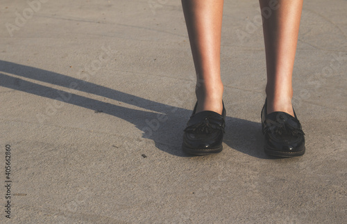 shoes feet shadow sun