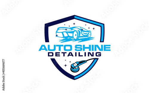 Illustration vector graphic of auto detailing servis logo design template-06
