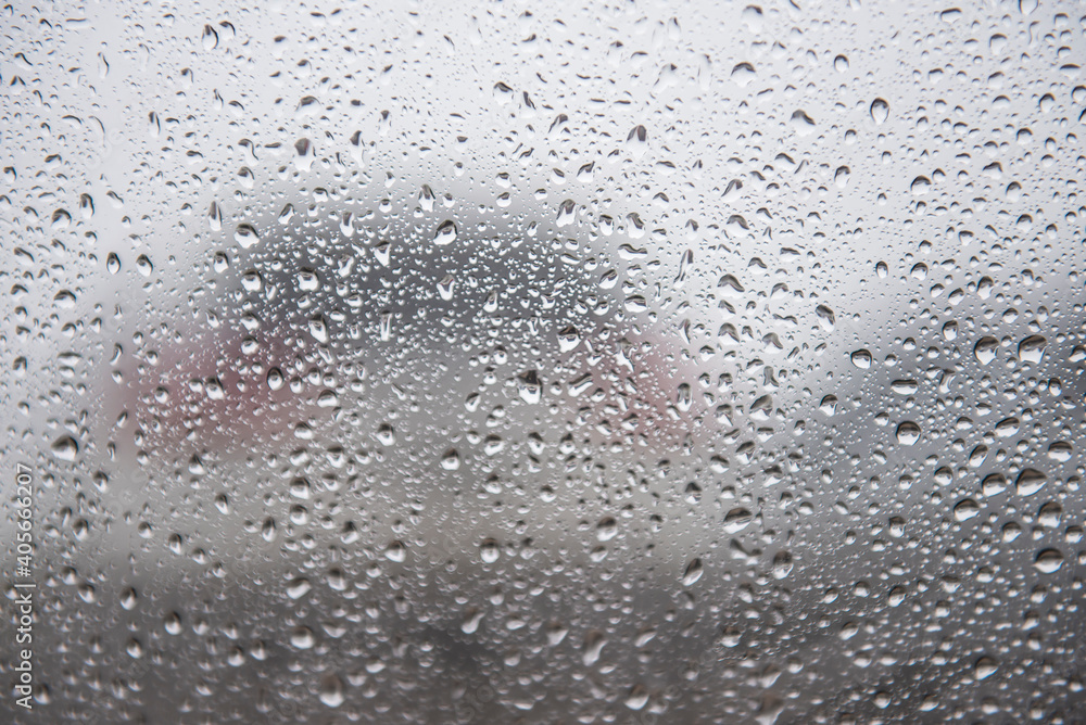 drops of water on the window drops of water on the window