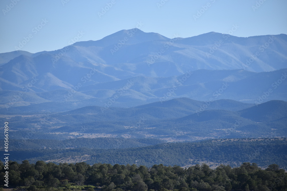 White Mountains New Mexico Sierra Blanca Peak
