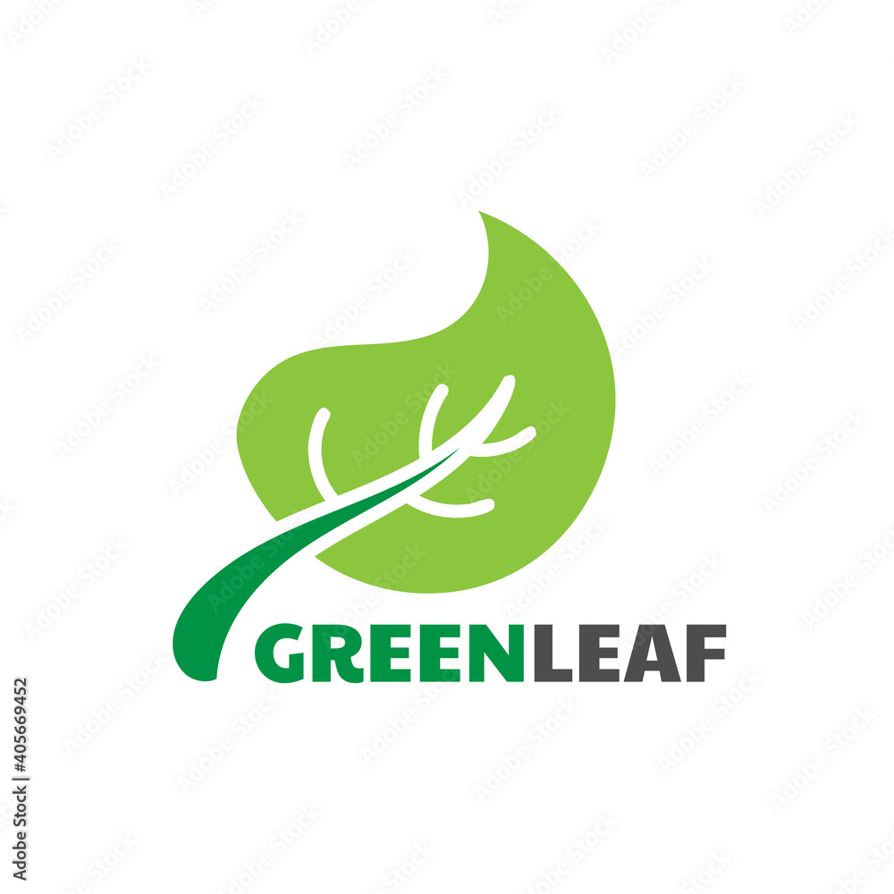 leaf logo design template vector illustration leaf logo design template vector illustration