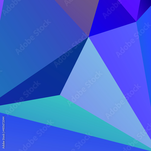 Abstract Color Polygon Background Design, Abstract Geometric Origami Style With Gradient