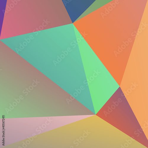 Abstract Color Polygon Background Design  Abstract Geometric Origami Style With Gradient