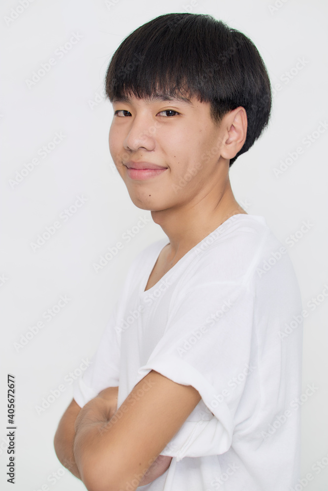 portrait young asian millennial man