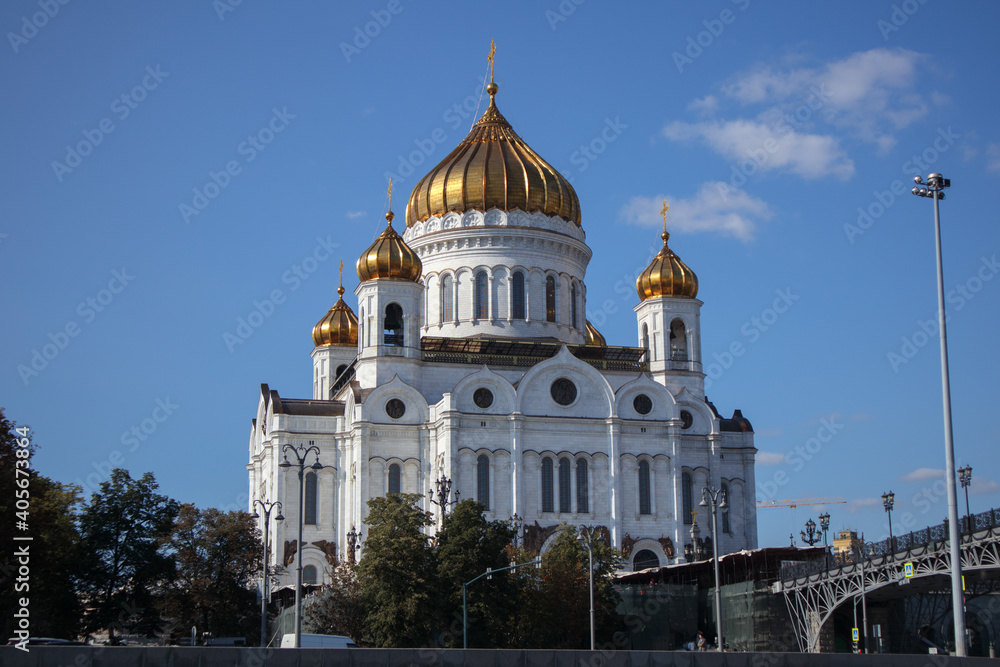 Cathedral Of Christ The Saviour . Moscow