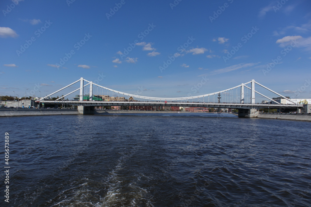 Bridge over the Moskva River . Moscow