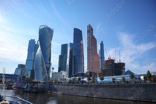 Moscow-City complex . Moscow