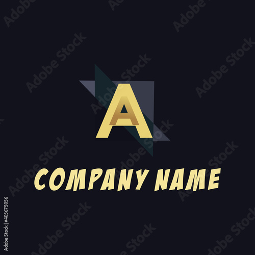 AA unique and modern design lettering