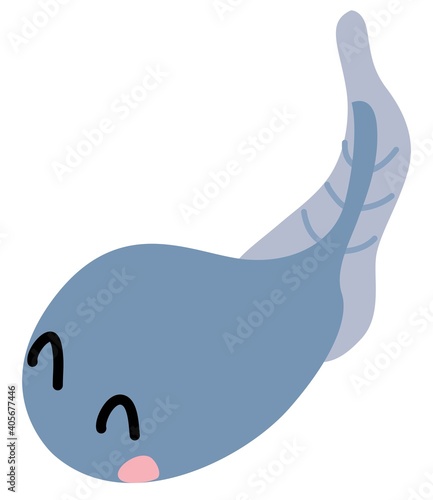 オタマジャクシのイラスト