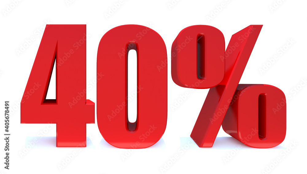 40 Percent off 3d Sign on White Background, Special Offer 40% Discount Tag, Sale Up to 40 Percent Off,big offer, Sale, Special Offer Label, Sticker, Tag, Banner, Advertising, offer Icon 40 Percent off 3d Sign on White Background, Special Offer 40% Discount Tag, Sale Up to 40 Percent Off,big offer, Sale, Special Offer Label, Sticker, Tag, Banner, Advertising, offer Icon
