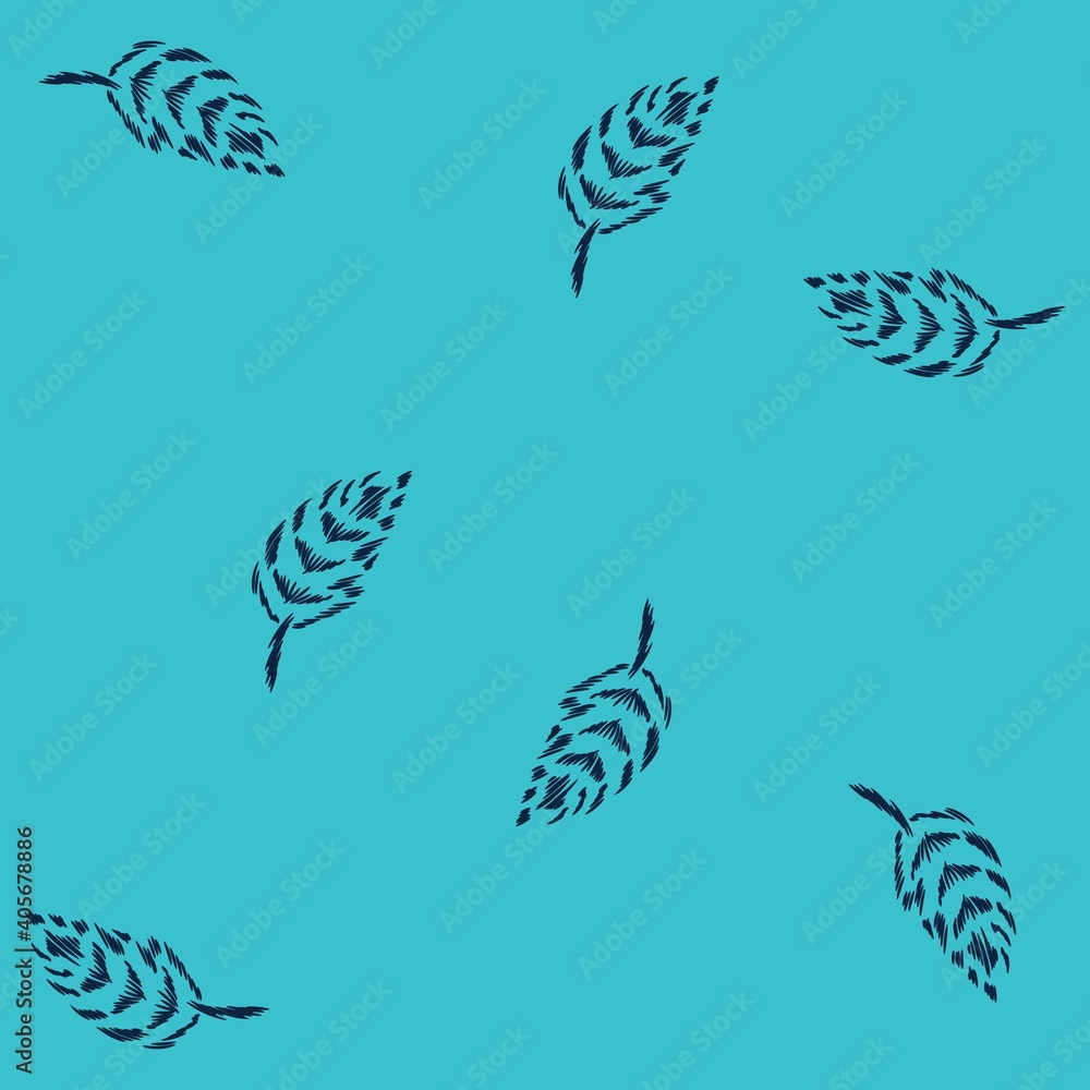 Illustration pattern little leaves design for fashion or other products. Illustration pattern little leaves design for fashion or other products.