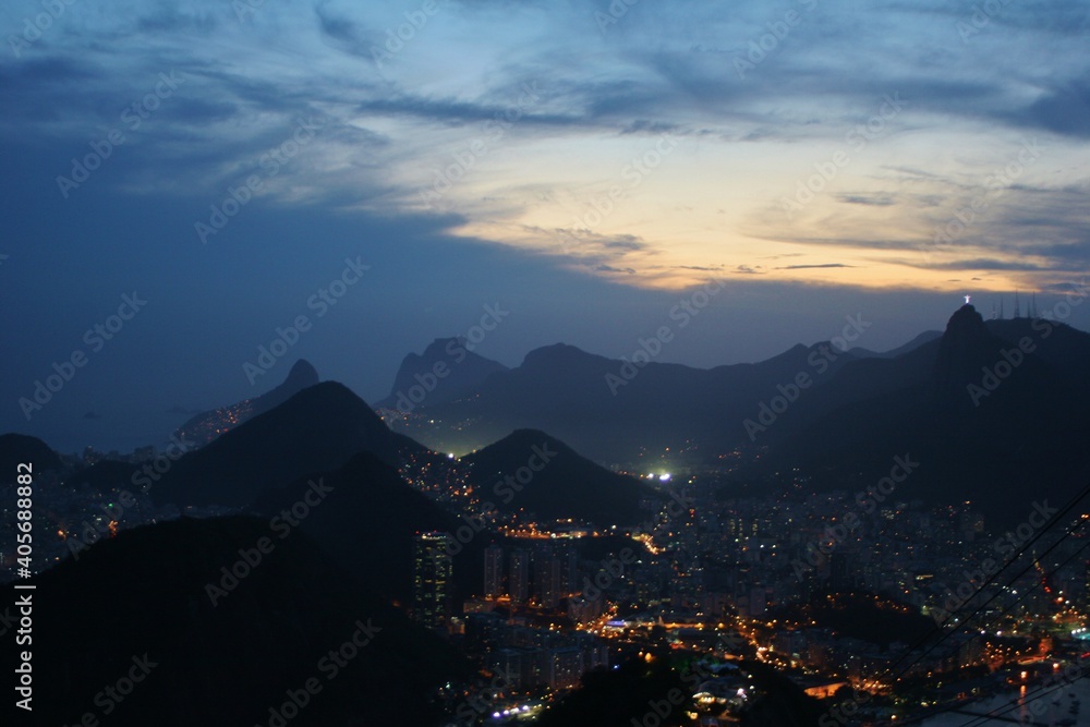 Rio de Janeiro at twilight