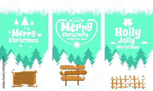 Merry christmas amazing template background photo