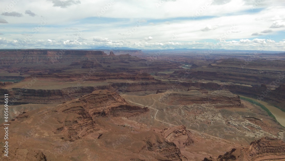Rock formations and cliffs at Dead Horse Point, Utah