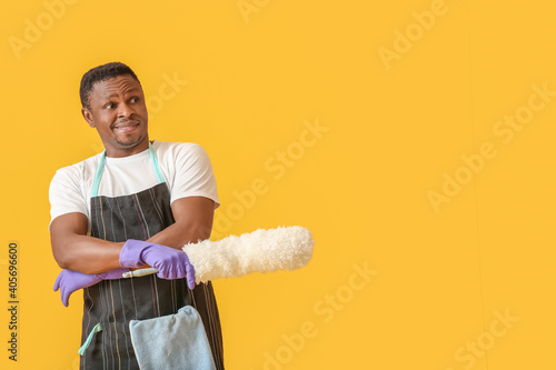 African-American man with d...