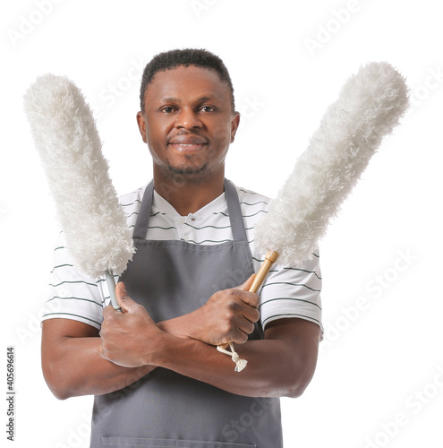 African-American man with d...