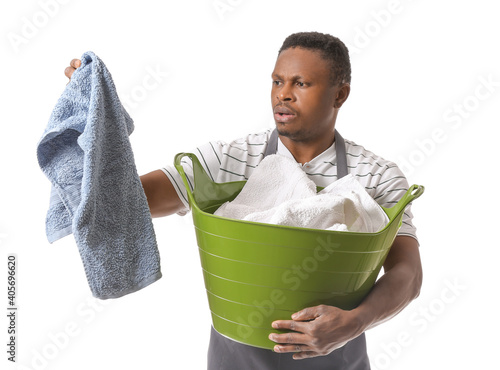 African-American man with l...