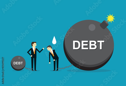 Difference in the amount of liabilities