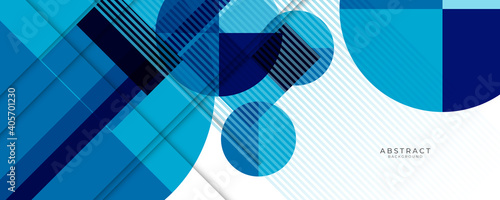 Abstract blue light and shade creative background. Vector illustration. Blue white abstract geometric background