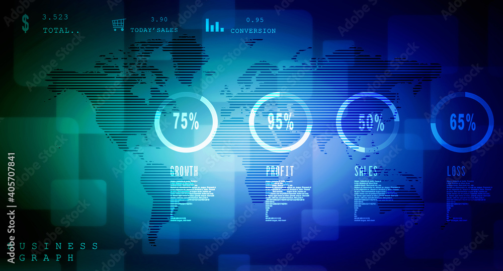 2D Digital Abstract Business Networking background 2D Digital Abstract Business Networking background