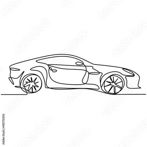 One single line drawing of ...