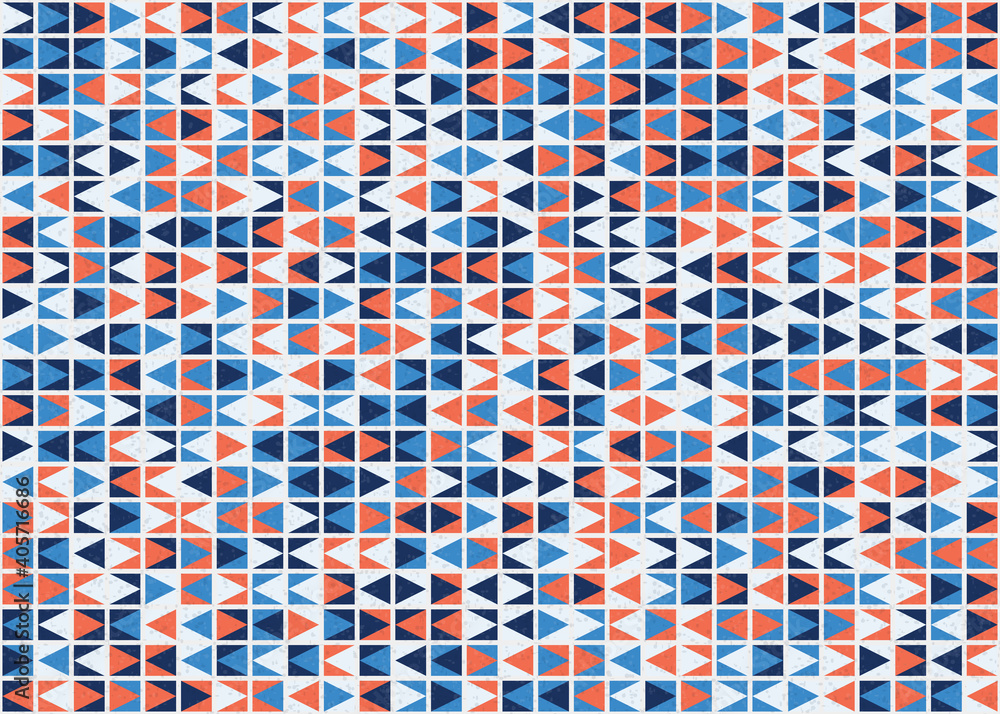 Fototapeta premium Abstract Geometric Pattern generative computational art illustration