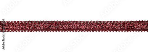 Vinous velvet lurex ribbon ...