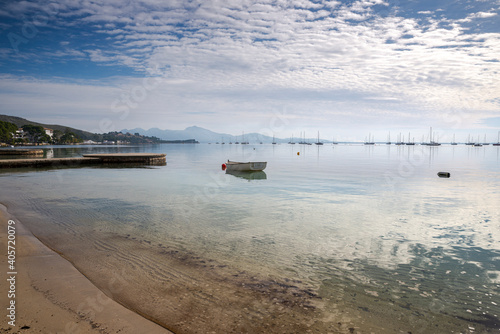 Views of the Pollensa Bay, in the northern part of the island of Majorca, Spain
