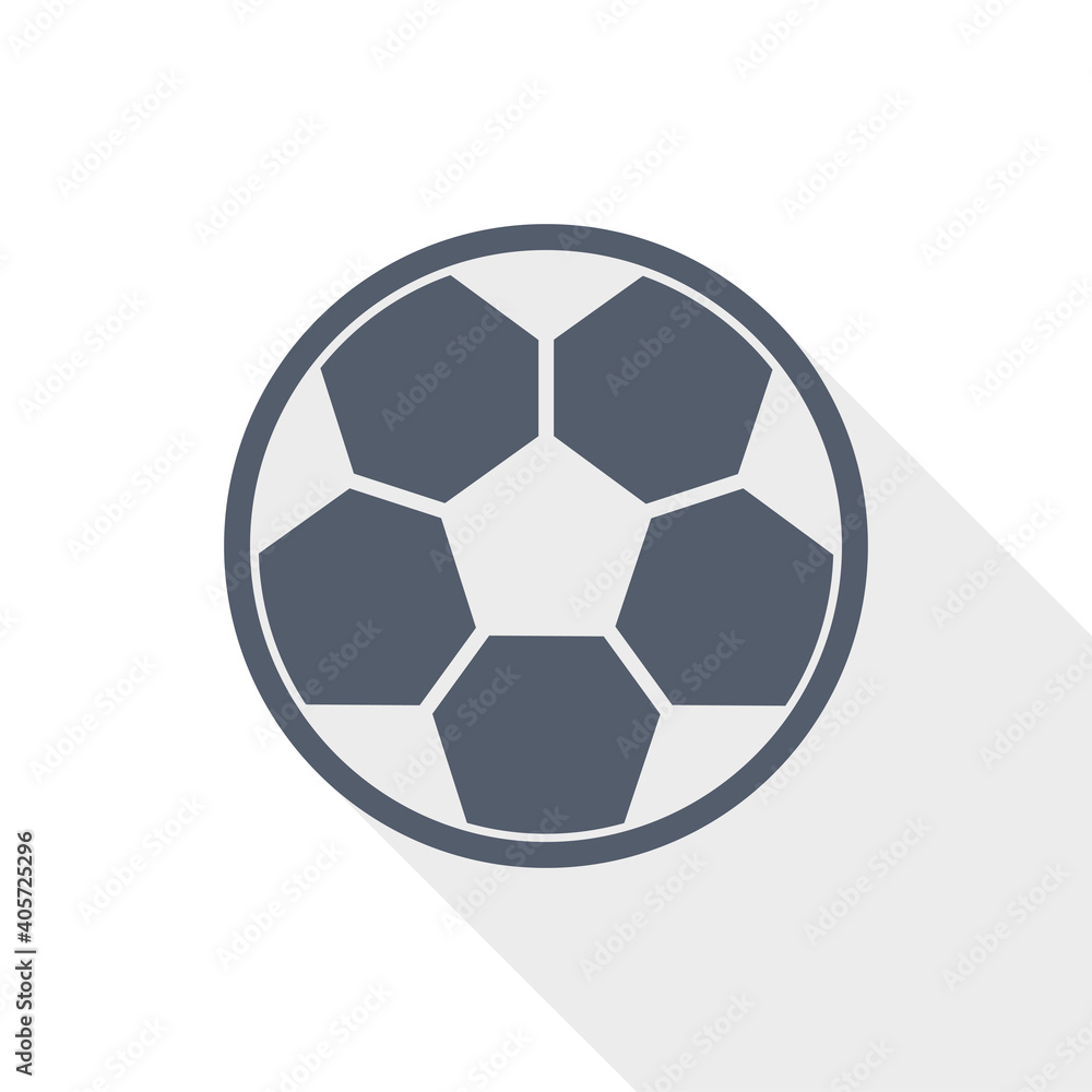 Soccer football vector icon, flat design illustration in eps 10 Soccer football vector icon, flat design illustration in eps 10