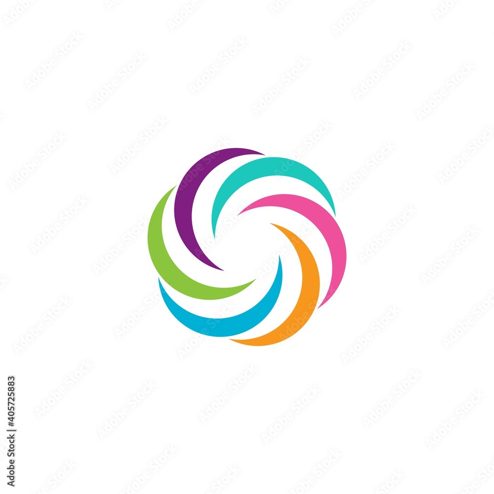 circle logo vector