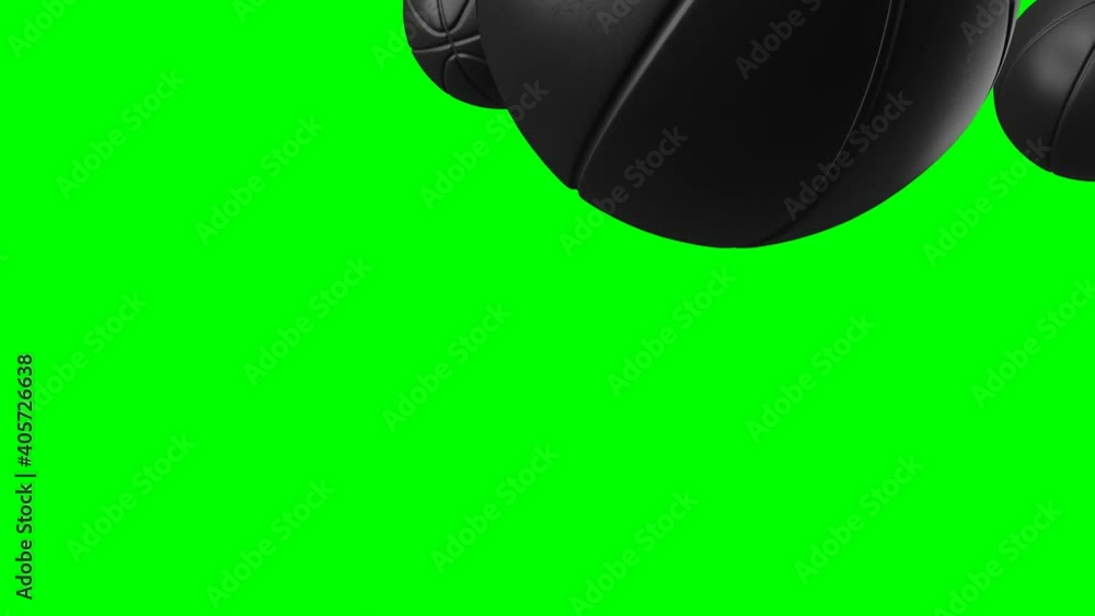 Many black basketball balls on green chroma key.
Abstract 3d animation for background.
Many black basketball balls on green chroma key.
Abstract 3d animation for background.