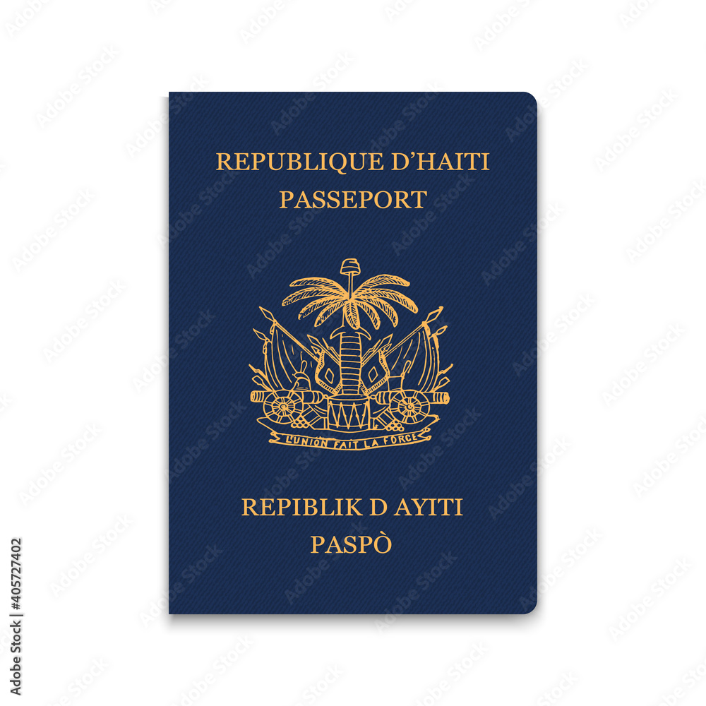 Passport of Haiti. Citizen ID template. Stock Vector Adobe Stock