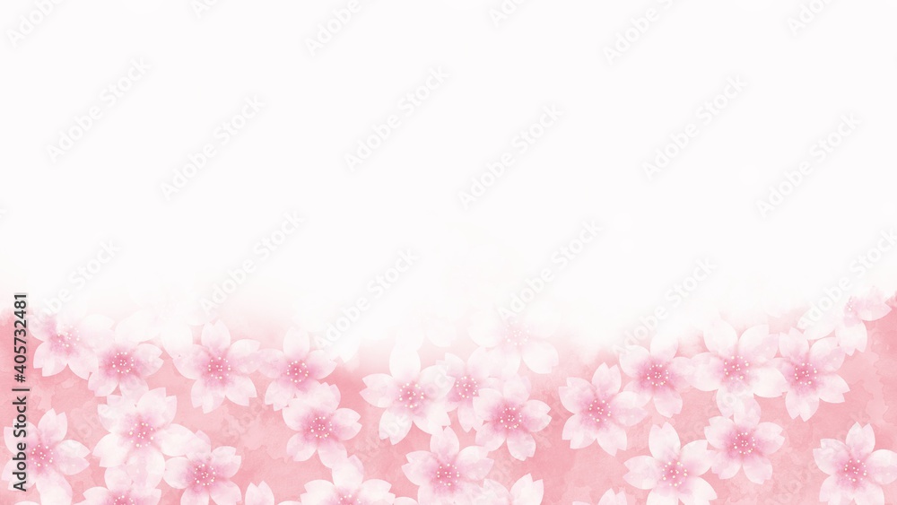 桜のふんわりフレーム