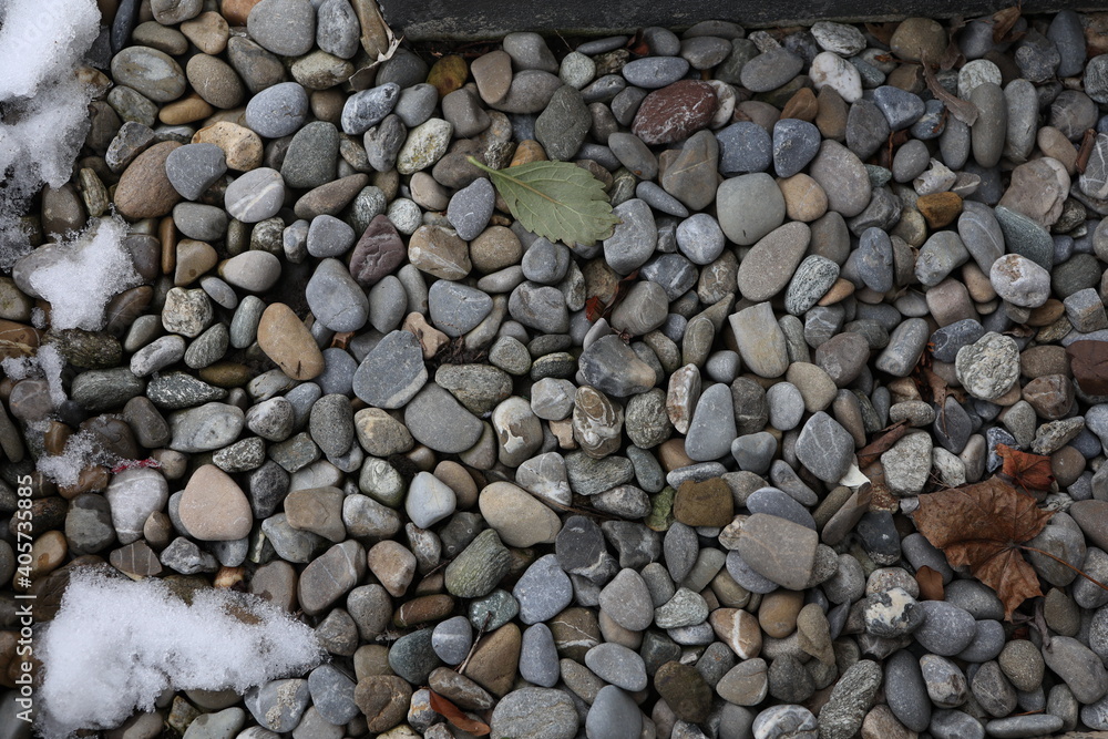 Pile sea gray stones. Background from sea gray stones