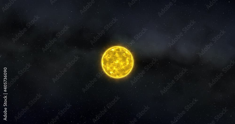 Solar system 3D render, Planet rotation trajectories, 3D Infographics ...