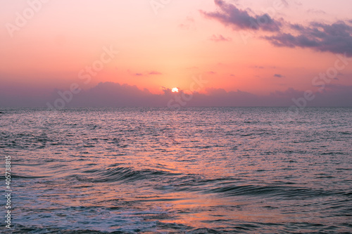 sunrise over the sea