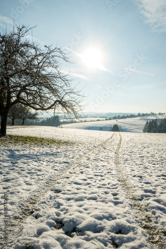 Winterwetter in der Region Stuttgart