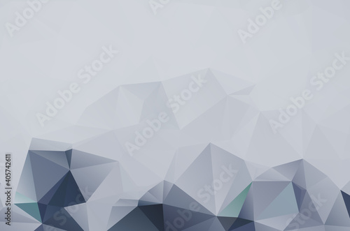 Multi color geometric triangular low poly background style
