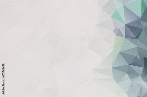 Multi color geometric triangular low poly background style