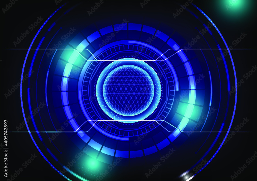 high technology circle using as abstract background business digital data technology concept high technology circle using as abstract background business digital data technology concept