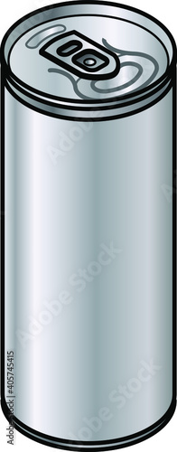 A generic unlabelled straight-sided aluminium drink can - 330/350/355/375 mL - 11.6/12.3/12.5/13.2 fl oz - 11.2/11.8/12/12.7 US fl oz.