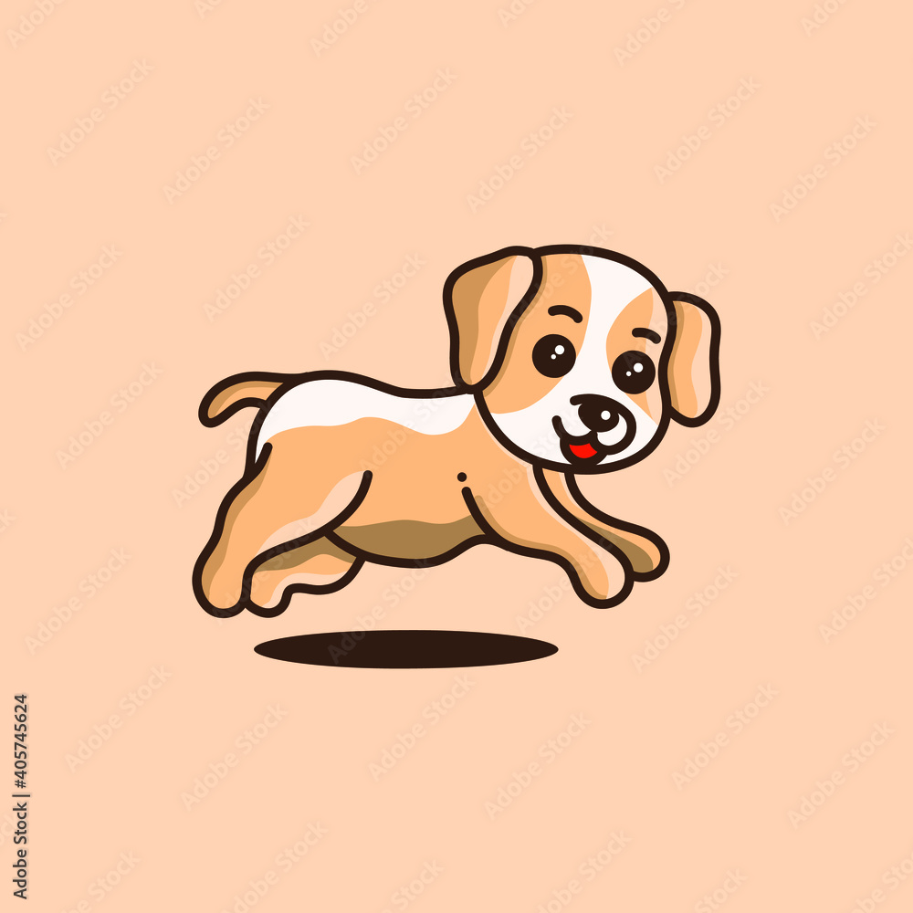 Colorful dog line art drawing Colorful dog line art drawing