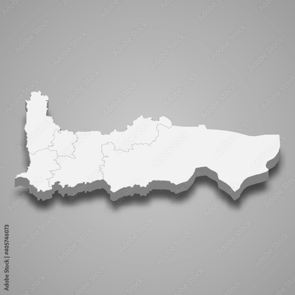 3d isometric map of Hama is a province of Syria 3d isometric map of Hama is a province of Syria